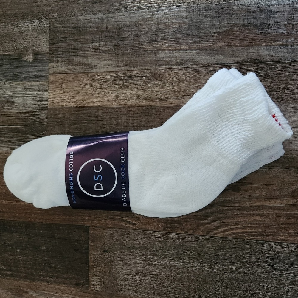 Diabetic Socks Non Binding Unisex  Men's 8-10 Women's 10-13 L/XL‎ New